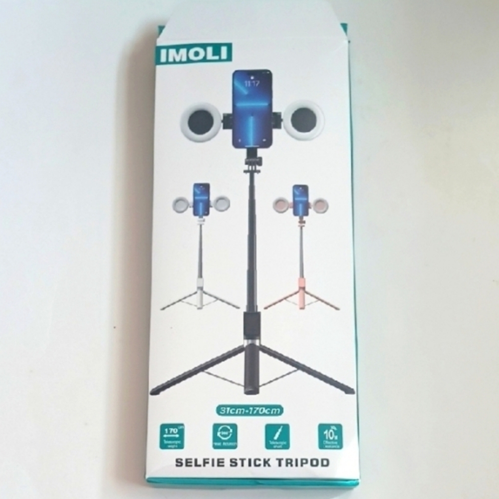 Black Selfie Stick Tripod